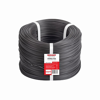 Провод ПГВА 1х0,50мм², Cu, черный, бухта 500м REXANT
