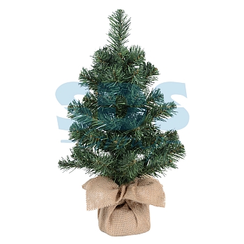 Елочка 45см в плетеном мешочке, ПВХ