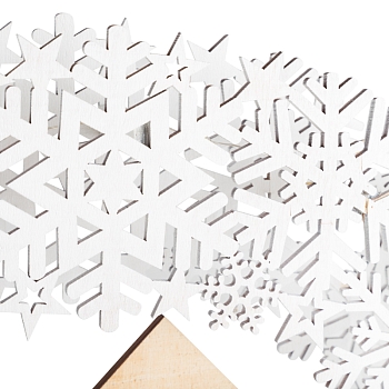 Деревянная фигурка с подсветкой Рождественская сказка 44,5x6x24 см