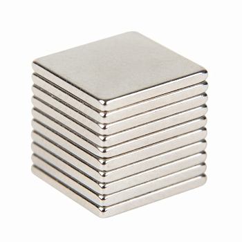 Неодимовый магнит прямоугольник 10х10х1мм, сцепление 0,6кг (10 шт/уп) REXANT