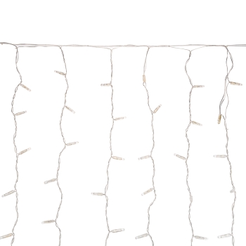 Гирлянда светодиодная Занавес 2x0,8м 160 LED ЗЕЛЕНЫЙ прозрачный ПВХ IP65 постоянное свечение 230В блок в комплекте NEON-NIGHT