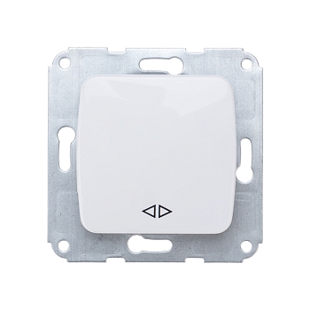 DEA Выключатель (переключатель) 1кл перекрест. с/у 10А мех. белый KRANZ