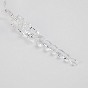 Гирлянда светодиодная Сосульки 1,5 м, 10 LED, прозрачный ПВХ, цвет свечения белый, 2 х АА (батарейки не в комплекте) NEON-NIGHT