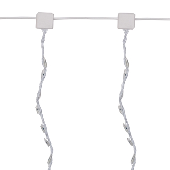 Гирлянда LED - Умный дождь, 3 секции 1x3 м, 4x3 нитей, 30W, 24V, 8 каналов, 672 БЕЛЫХ диода, IP65