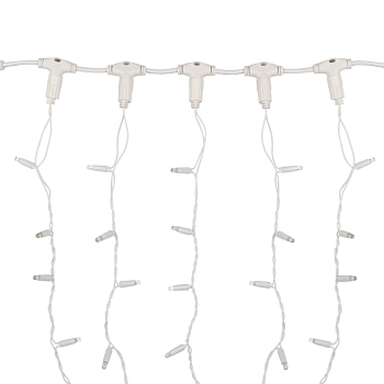 Гирлянда светодиодная Занавес 2х1,5м 360 LED ЗЕЛЕНЫЙ белый ПВХ IP65 постоянное свечение 230В блок в комплекте NEON-NIGHT