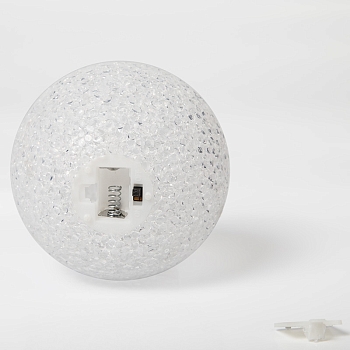 Фигура светодиодная Снежок, RGB, 10 см