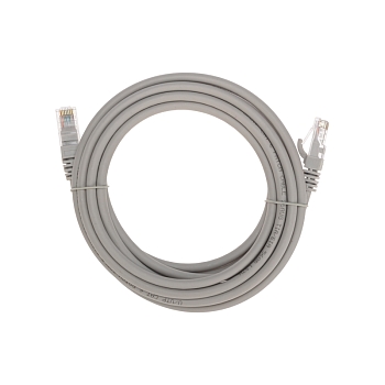 Патч-корд U/UTP, CAT 6, RJ45-RJ45, 26AWG, LSZH, серый, 3м REXANT