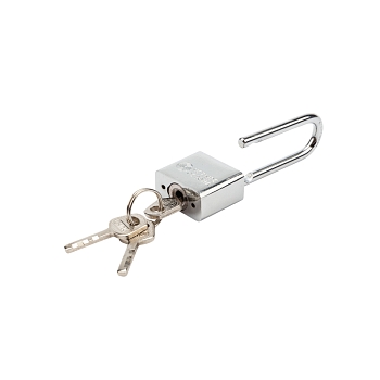 Замок навесной серия Сталь 30мм длинная дужка ЧЕТЫРЕ СЕЗОНА