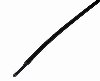 Трубка термоусаживаемая ТУТ нг 1,0/0,5мм, черная, упаковка 50 шт. по 1м REXANT