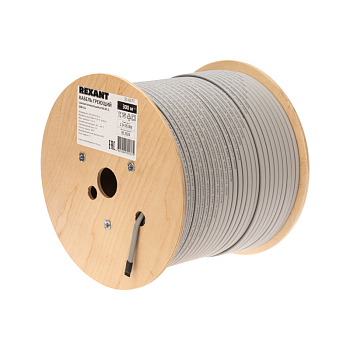 Кабель греющий (нагревательный) саморегулирующийся SRL30-2, неэкранированный, 30Вт/м, 0,9мм2/55м, бухта 300м REXANT