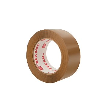 Скотч упаковочный REXANT 48 мм х 50 мкм, коричневый, рулон 150 м