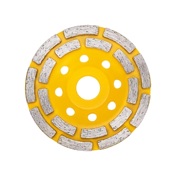 Чашка алмазная шлифовальная, двухрядная, 115х22,2мм KRANZ