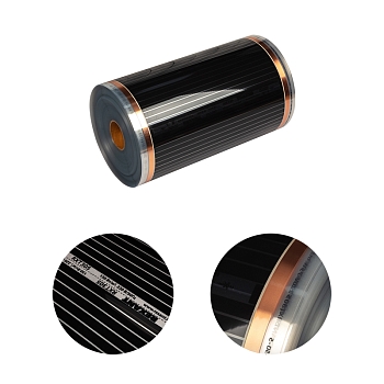 Пленочный теплый пол RXT 305 150 Вт/м², ширина 50см, толщина 0,338мм (рулон 150м)  REXANT