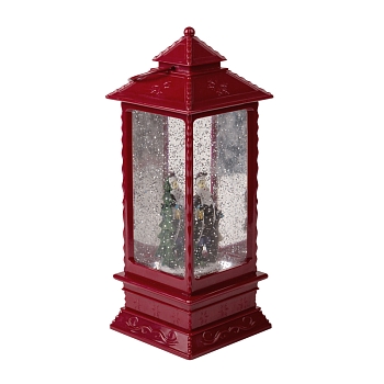 Декоративный LED-фонарь с эффектом снегопада и подсветкой Дед Мороз, теплое белое свечение NEON-NIGHT