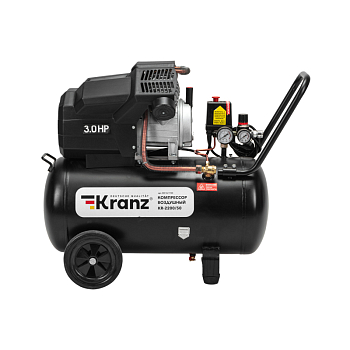 Компрессор воздушный KR-2200/50, 2200Вт, 400 л/мин, 50л KRANZ