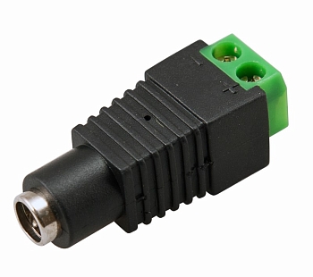 Разъем питания DC гнездо 2,1х5,5 с клеммной колодкой REXANT