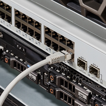 Шнур коммутационный, патч-корд F/UTP RJ45-RJ45, CAT 5e, LSZH серый, 2м REXANT