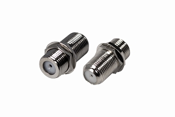 Переходник гнездо F – гнездо F, бочка с кольцом REXANT