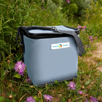 Сумка-холодильник (термосумка) 6л, 2 слоя утепления ЧЕТЫРЕ СЕЗОНА