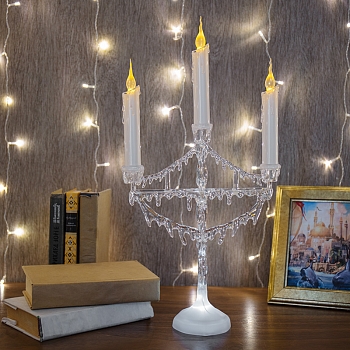 Фигура на подставке Подсвечник со свечками 50 см