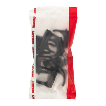 Крепеж-клипса для трубы ø32мм черная (10 шт/уп) REXANT