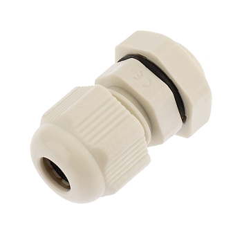 Кабельный ввод PG-7 (3,5-6 мм) серый (в упак. 3шт)