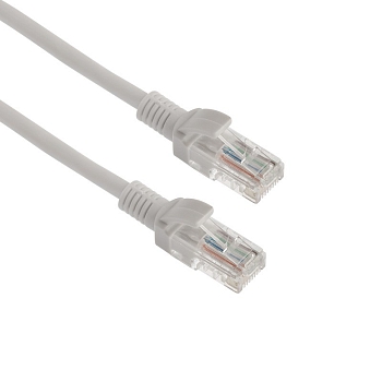СМАРТКИП Пaтч-корд U/UTP, категория 5e, RJ45-RJ45, неэкранированный, омедненный (CCA), PVC серый, 2м