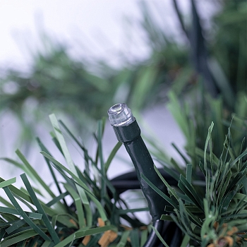 Еловый шлейф 2,7м, диаметр 26см, теплое белое свечение 80 LED с эффектом мерцания NEON-NIGHT