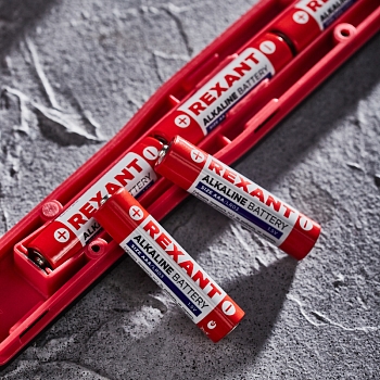 Батарейка алкалиновая AAA/LR03, 1,5В, 12 шт, блистер REXANT