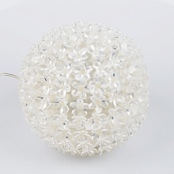 Шар светодиодный 230V, диаметр 20 см, 200 светодиодов, цвет синий