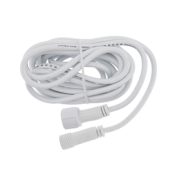Удлинитель (шнур) для уличных гирлянд Professional 3 м белый ПВХ