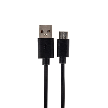 Кабель USB-A – Type-C, 2А, 1м, ПВХ, черный REXANT