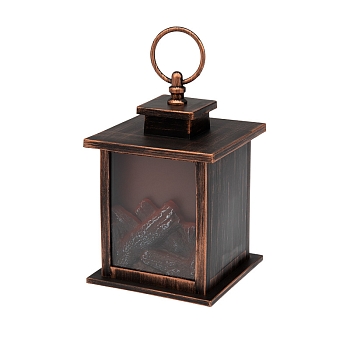 Светодиодный камин Кантри с эффектом живого огня 12х12х18,5 см, батарейки 3хАА (не в комплекте)