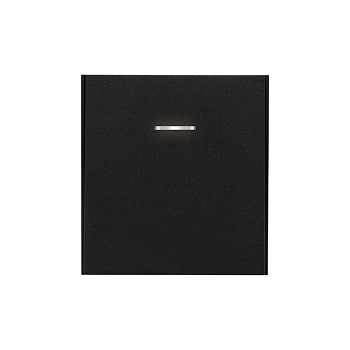 Выключатель STRONG 1 кл с подсветкой 10А с/у антрацит KRANZ