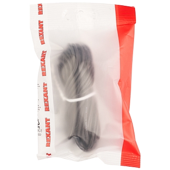 Провод автомобильный ПГВА/ПВАМ 1х1,50мм, черный, мини-бухта 5м REXANT