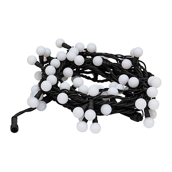 Гирлянда светодиодная Мультишарики Ø23мм 10м 80 LED RGB черный каучук IP67 быстрая смена цвета 230В нужен блок 315-000 NEON-NIGHT