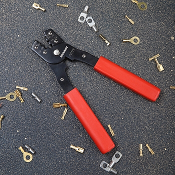 Кримпер HT-202A для обжима неизолированных клемм 0,35-6,0мм² REXANT