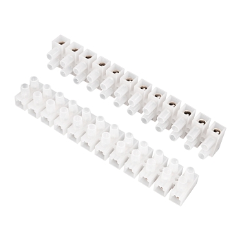 Клеммная винтовая колодка KВ-35 10-35, ток 80 A, полиэтилен белый REXANT (10 шт./уп.)