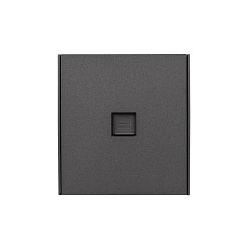 Розетка STRONG компьютерная RJ45 кат6 с/у графит KRANZ