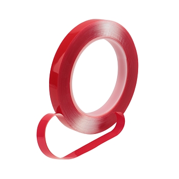 Двухсторонний скотч, акриловая основа, прозрачный, 12мм, ролик 5м REXANT