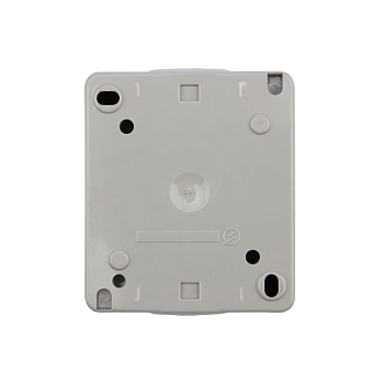 Розетка одноместная (керамика) INDUSTRIAL IP54 с/з, о/у, серая KRANZ