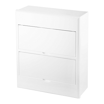 Бокс пластиковый ЩРН-П-24 IP41 белый (белая дверца) KRANZ