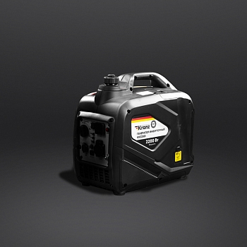 Генератор инверторный KR2200I, 2,2кВт, 230В, 4л, закрытый корпус, ручной старт KRANZ