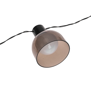 Гирлянда садовая Эбби, 335 см, 3000К, встроенный аккумулятор, солнечная панель, коллекция Лондон REXANT