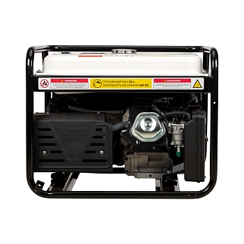 Генератор бензиновый KR8000, 8кВт, 230В, 25л, ручной старт KRANZ