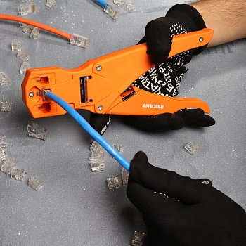 Кримпер HT-468S для обжима 8P8C, 6P6C, 4P4C REXANT