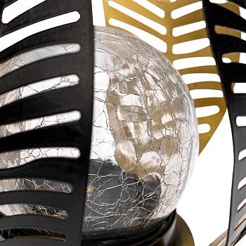 Светильник садовый Шанти, 22см, 3000К, встроенный аккумулятор, солнечная панель, коллекция Бали REXANT