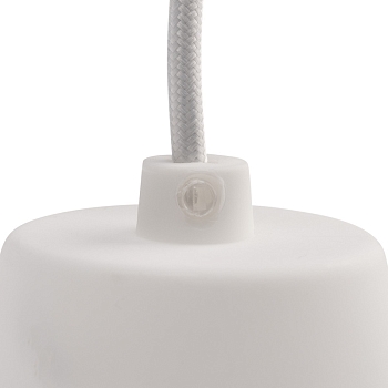 Патрон E27 силиконовый со шнуром 1м белый REXANT