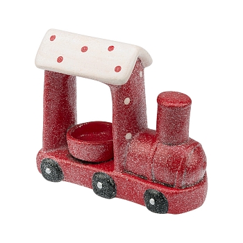 Керамический подсвечник Паровоз 17,1х7,1х14,7 см