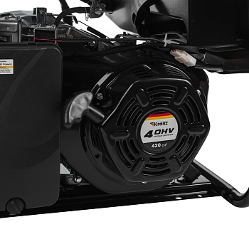 Генератор бензиновый KR5500EA, 5,5кВт, 230В, 25л, коннектор автоматики, электростартер KRANZ